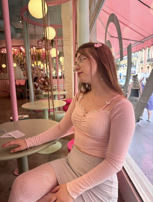 Спідниця світло блакитна boohoo