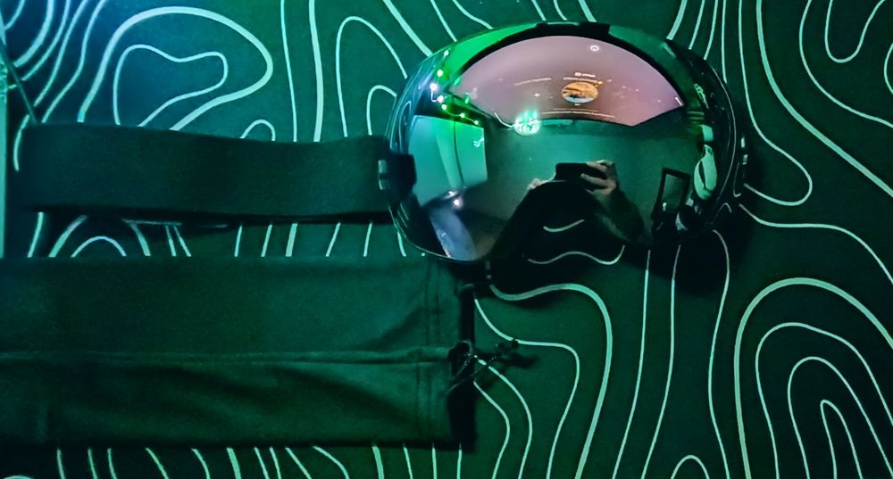 Óculos de ski nunca utilizados