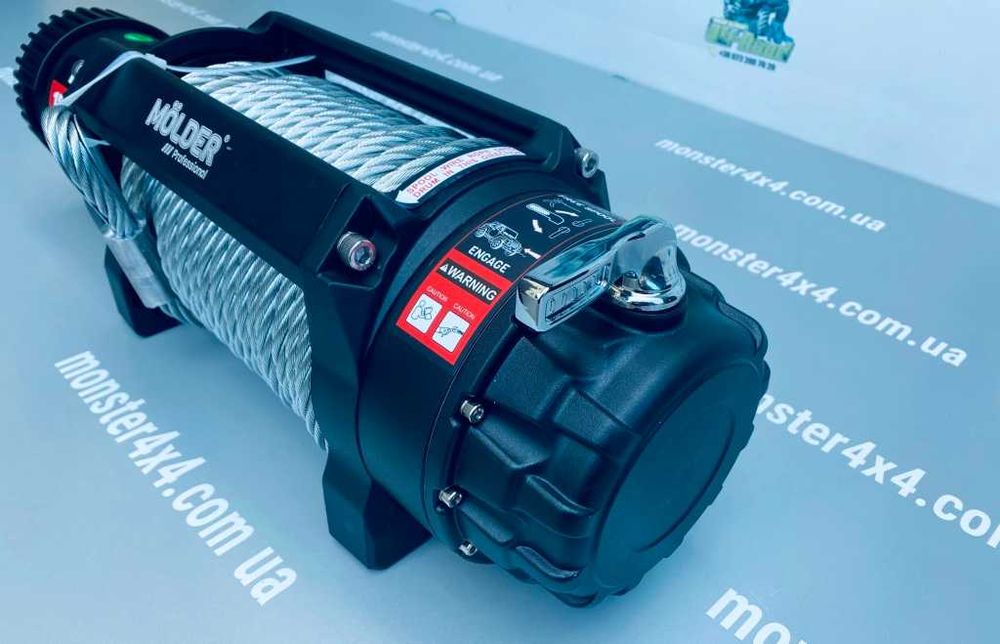 Лебідка MOLDER Professional T-REX 15000 IP68 (6800 kg) 24V евакуатор