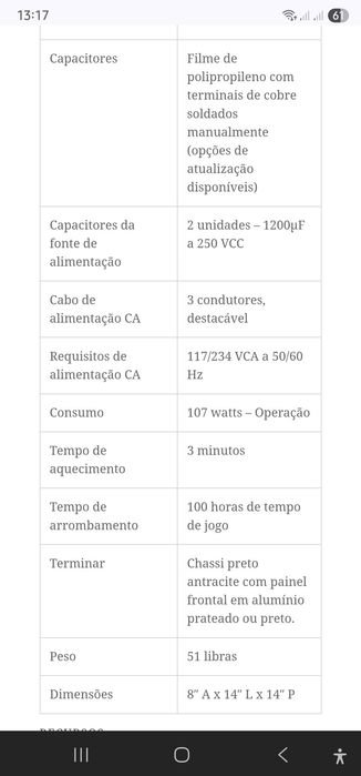Amplificador Cary 300b sei