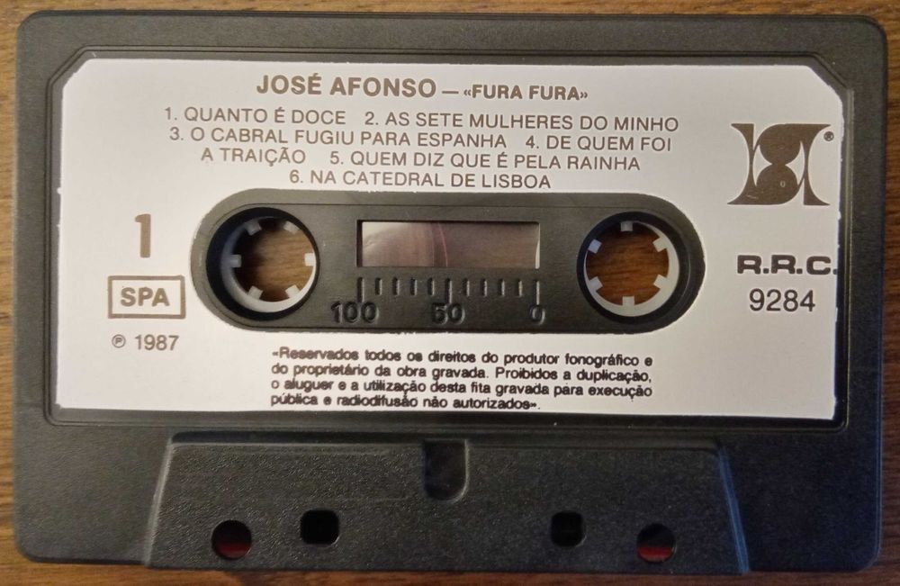 José Afonso	- - - - -		Fura Fura	- - - - -	K7