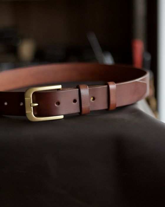 Ручна робота / Ремінь чоловічий шкіряний / Ремень мужской кожаний