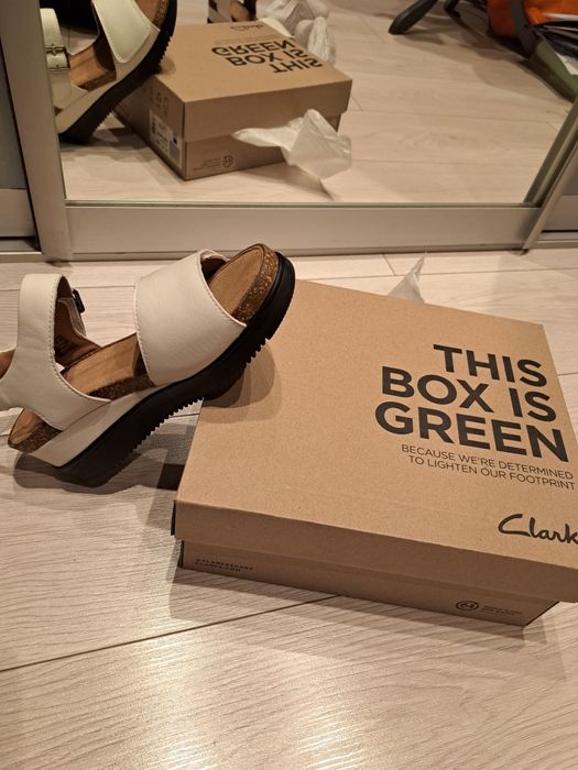 Clarks sandaĺki damskie rozmiar 40