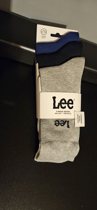 Lee męskie skarpety 42 3 pak