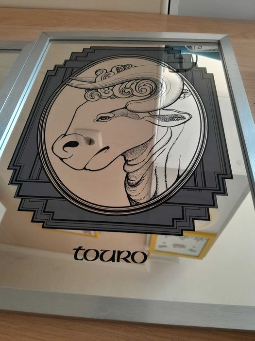 Quado de espelho com o signo