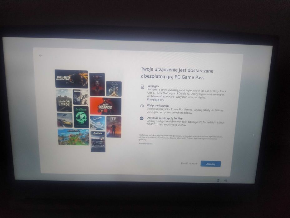 MSI Thin RTX 3050 i5 16GB RAM 512GB SSD 144Hz GAMINGOWY
