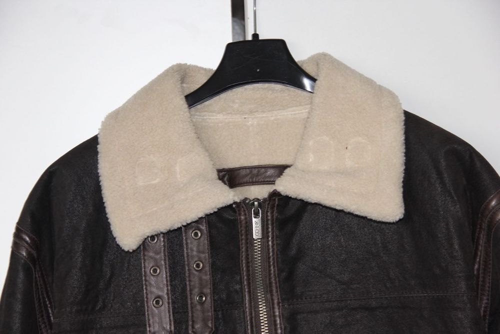 OCHNIK kożuch kożuszek męski kurtka skóra skórzaną xl