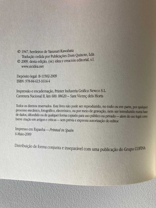 Terra de Neve, de Yasunari Kawabata