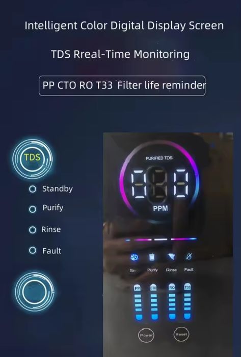 Filtr wody, odwrócona osmoza 600 bez zbiornikowy. Standardowe wkłady.