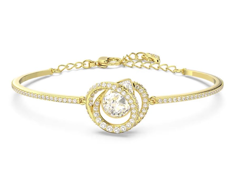 Bransoletka typu bangle w odcieniu złota NOWA Swarovski