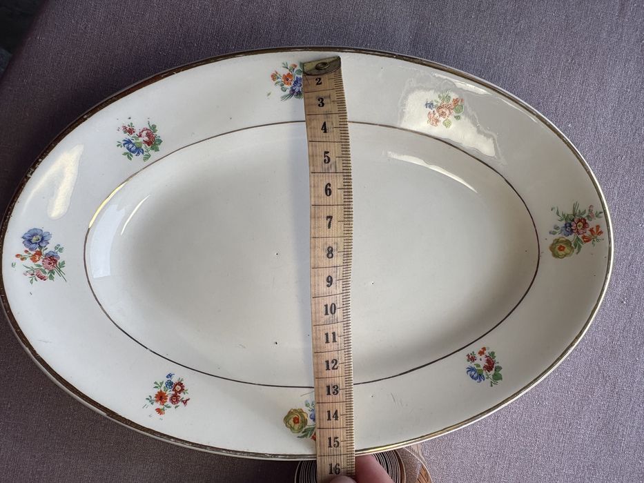 вінтажні овальні блюда (порцеляна), Франція