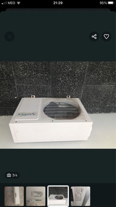 Ar condicionado com avaria