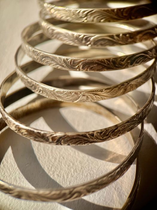 Bransoletki | Warmet | Bangle | Srebro pr 3 | Stan bardzo dobry | Biżuteria PRL | Vintage