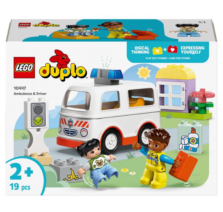 Nowe Klocki LEGO Duplo 10447 Karetka Z Kierowcą - Sklep