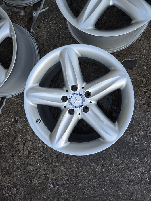 Alufelgi Mercedes 5x112 8,5j x 17 " cali et 35 oryginalne sl R230 w230