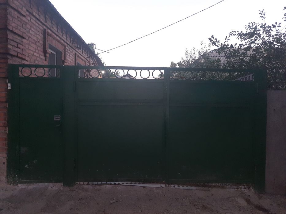 Ворота металеві бу