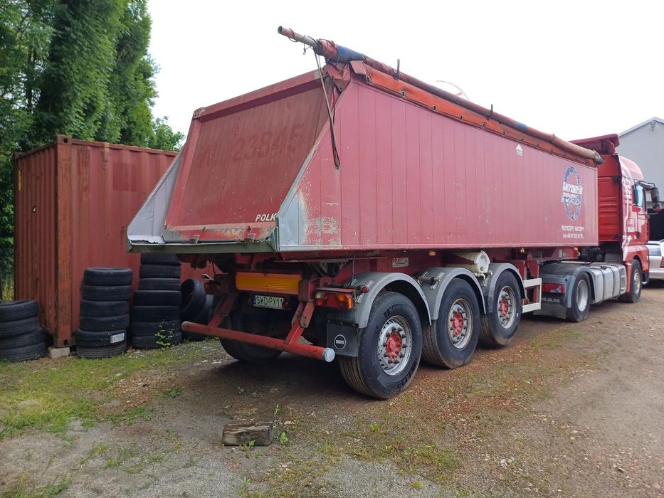 Polkon NW 192  33m3 aluminiowa 6650kg Wywrotka