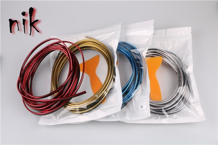 Оздоблення салону авто. Декоративна стрічка 5м. Молдинг