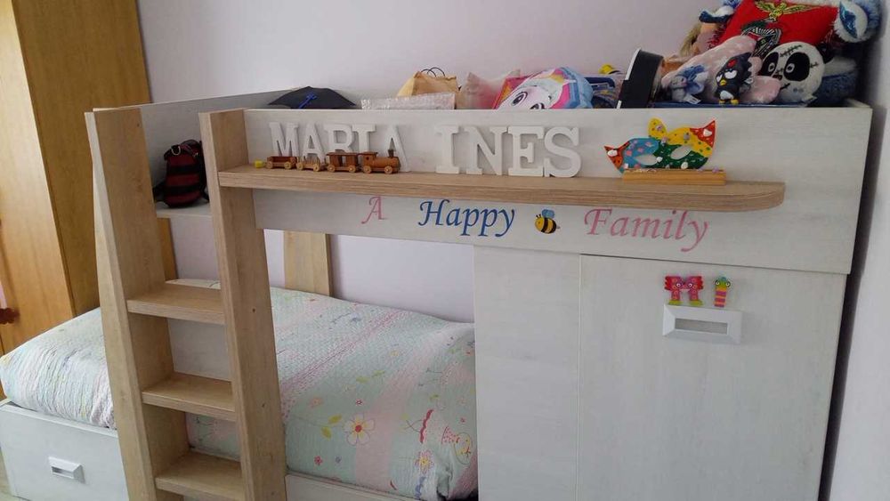 Cama Beliche Armário