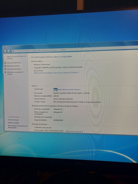 Vendo Pc Hp i5 em bom estado
