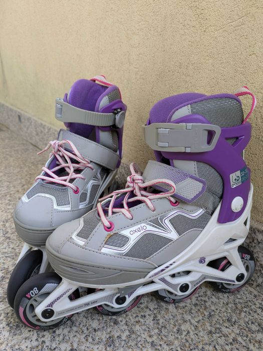 Patins em linha OXELO 32-35 - Ótimo estado