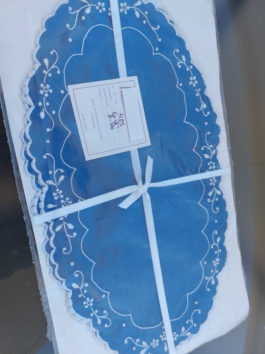 Puro linho bordado- diversos artigos