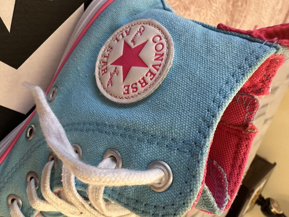 Converse All Star - turquesa e fushia