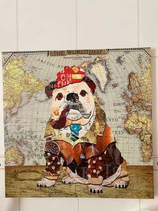 Quando tela Buldogue