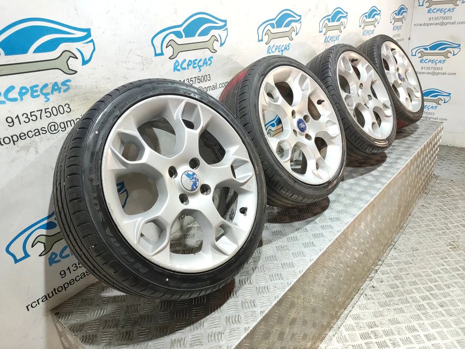 Conjunto Jantes 17 Originais Ford Fiesta Mk7 VII 7 J ET47,5 4x108