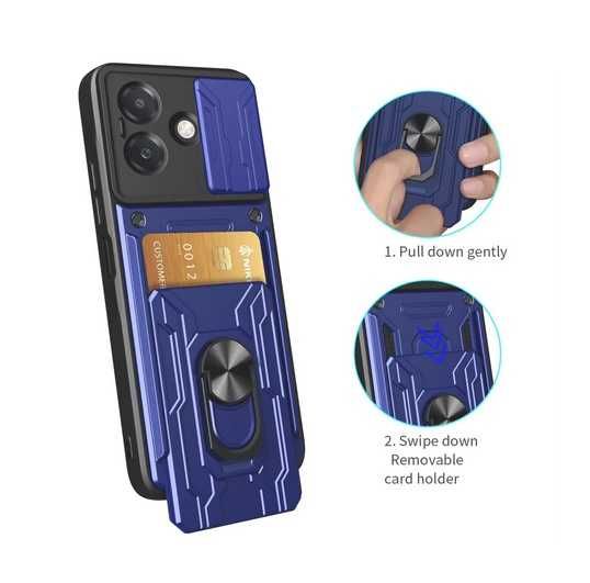 Capa OPPO A77 A57 A79 A78 A58 A38 A18 A98 5G azul escuro como novo