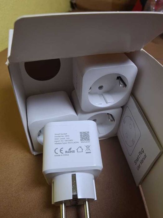 Pack 4 Tomadas Inteligentes Smart Plug Wi-Fi Teckin SP21 16A Alexa (Novo)