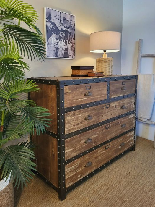 comoda, consola, aparador, industrial, area, rustico