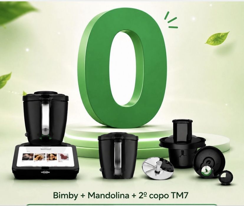 Zero Juros Bimby TM7+ 2.º copo+ Mandolina