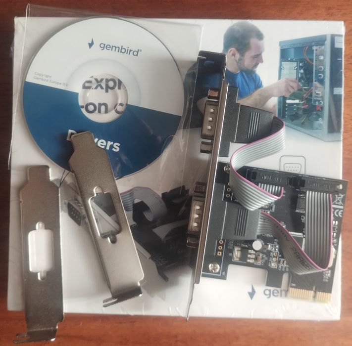 PCI Express Com порт  GEMBIRD (SPC-22), послідовний порт RS 232