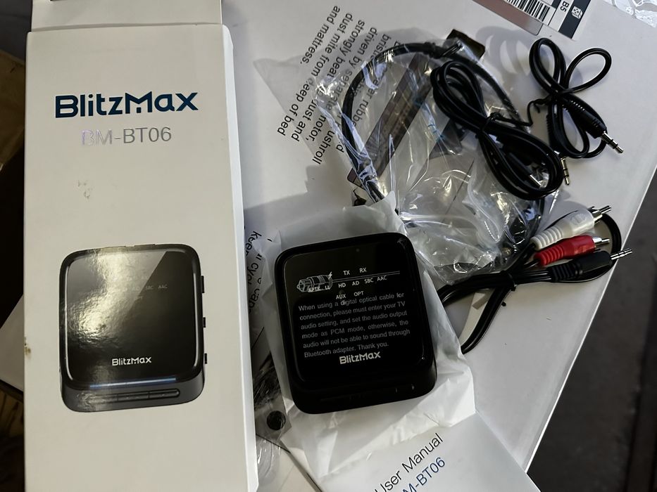 Трансмітер-ресивер із подвійним з'єднанням  BlitzMax BM-BT06 Bluetooth