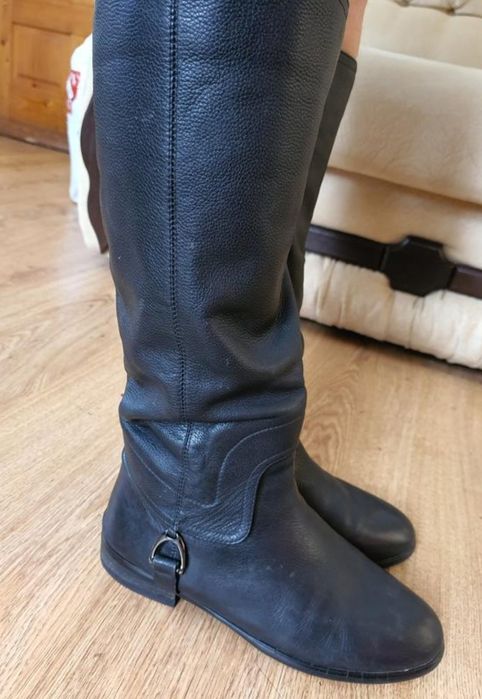 Сапоги из натуральной кожи