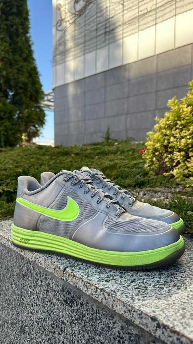 #4814 Nike Lunar Force 1 Fuse "Granite/Volt"  [US 12 | 30  cm]