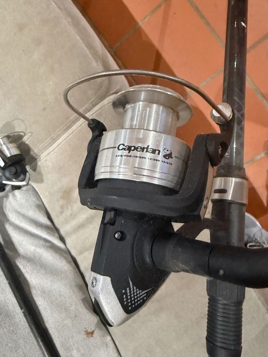 2 Canas de Pesca Surfcasting 3,90 m + Carreto Novas