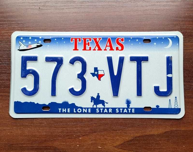 Texas - oryginalna tablica rejestracyjna z USA
