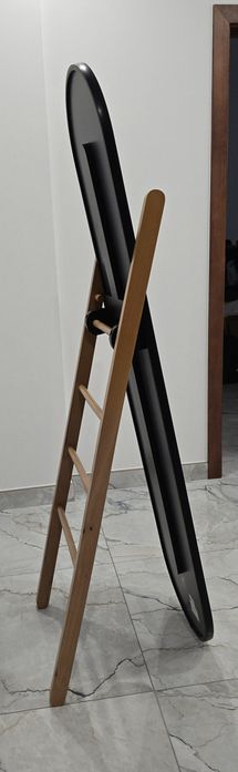 Espelho Hub Floor Madeira Umbra