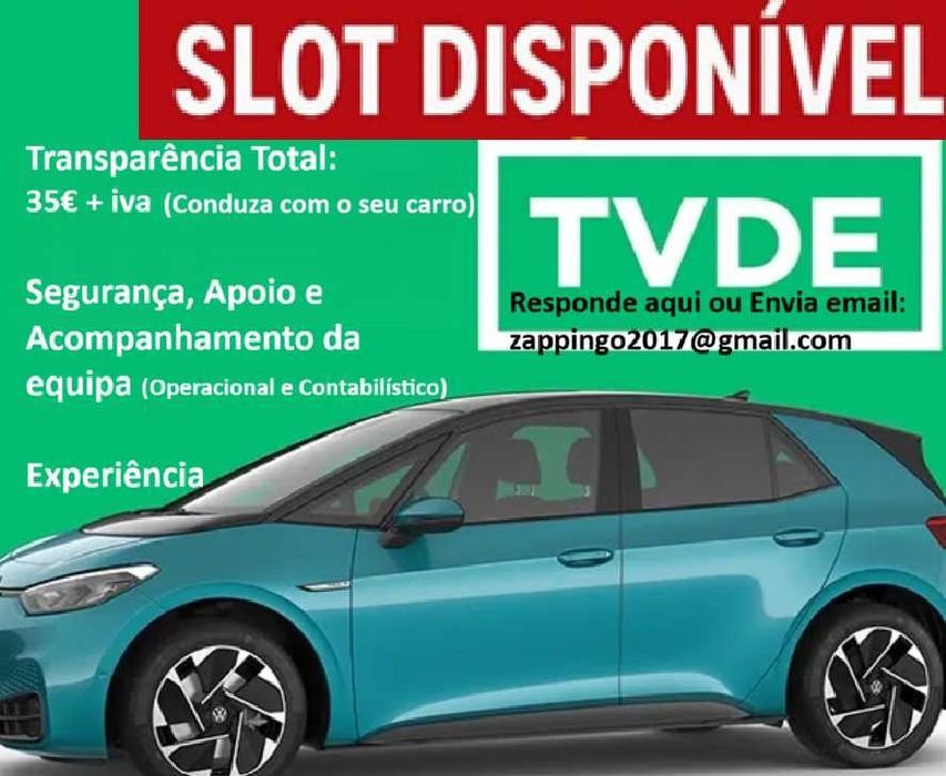 Motoristas TVDE-Uber,Bolt  -Cedência BYD Elétrico(Confort) e Jogger-XL