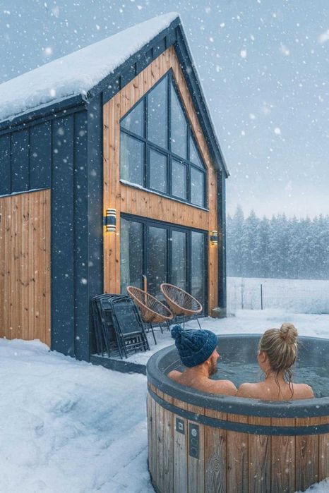 Domek do wynajęcia Jura Krakowsko Częstochowska balia z jacuzzi, sauna