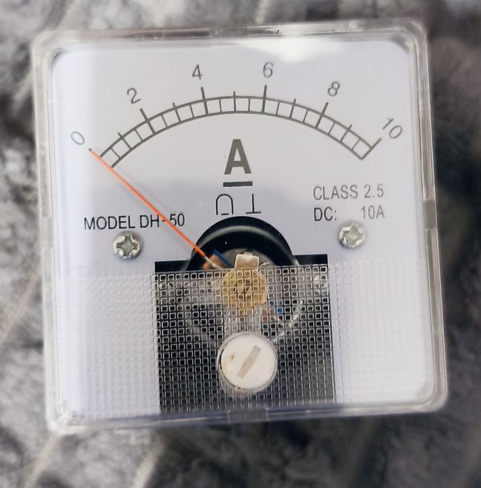 amperomierz analogowy prądu stałego 10A