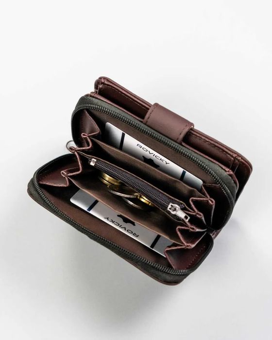 Portfel damski PU K-030B-BL 8327 BROWN
