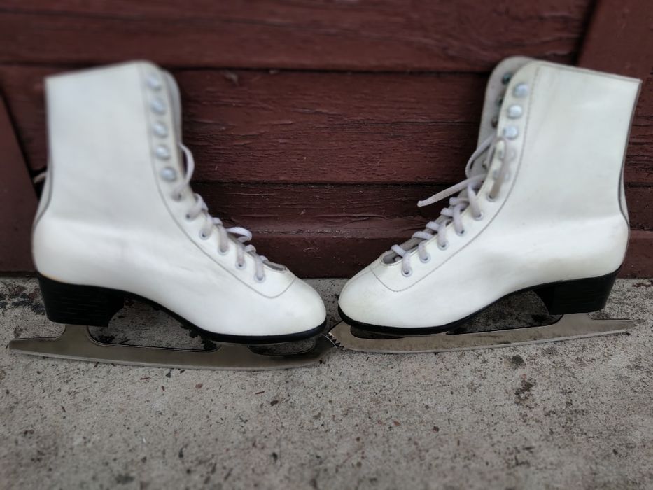 Łyżwy figurowe Polsport PRL okazja  nowe