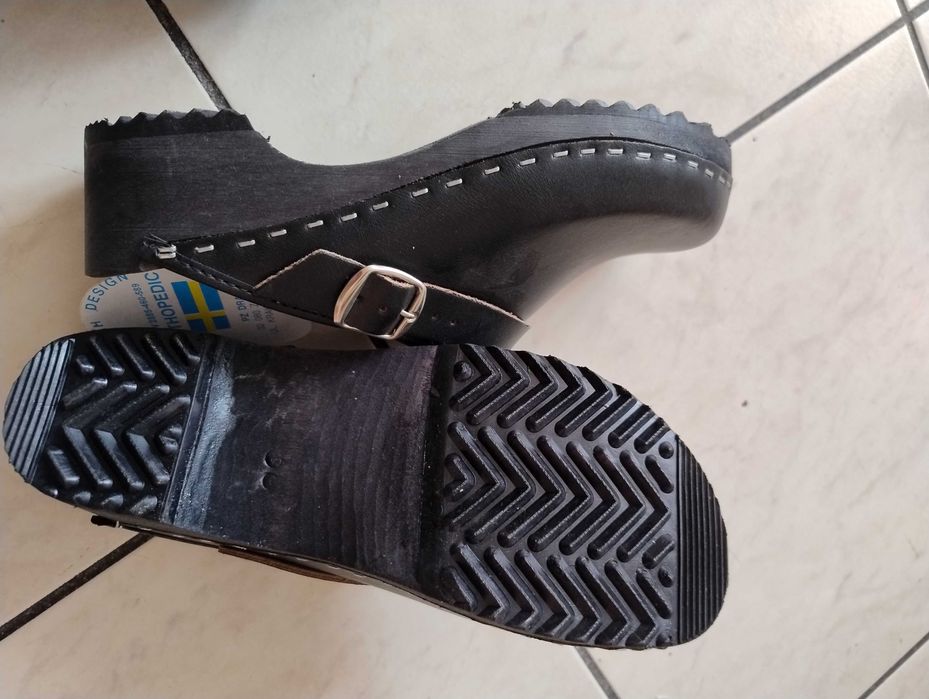 drewniaki czarne nr 37 sprzedam