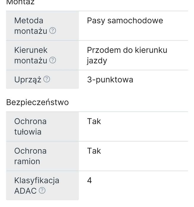 Fotelik samochodowy Maxi Cosi Tobi 9-18