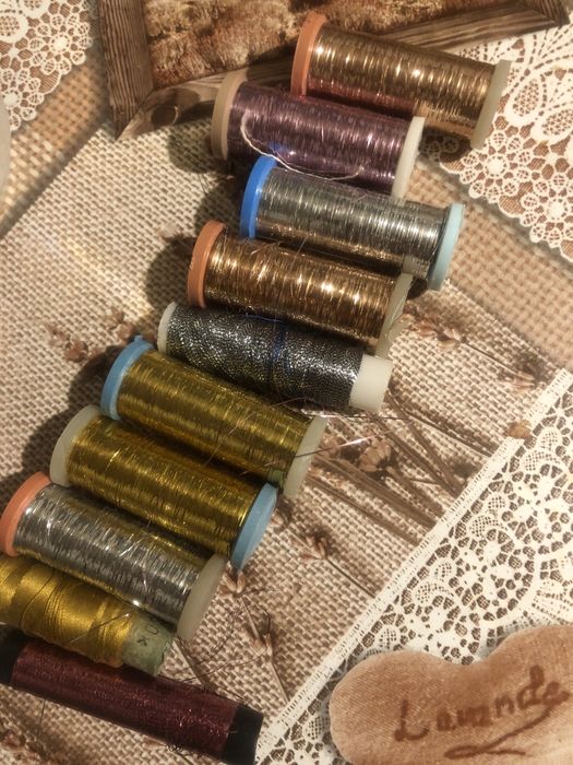 Нитки люрекс