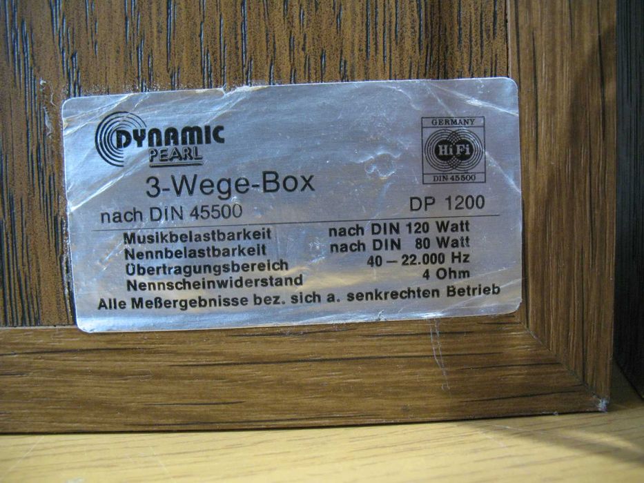 DynamicPearl DP-1200-вінтажна акустика.