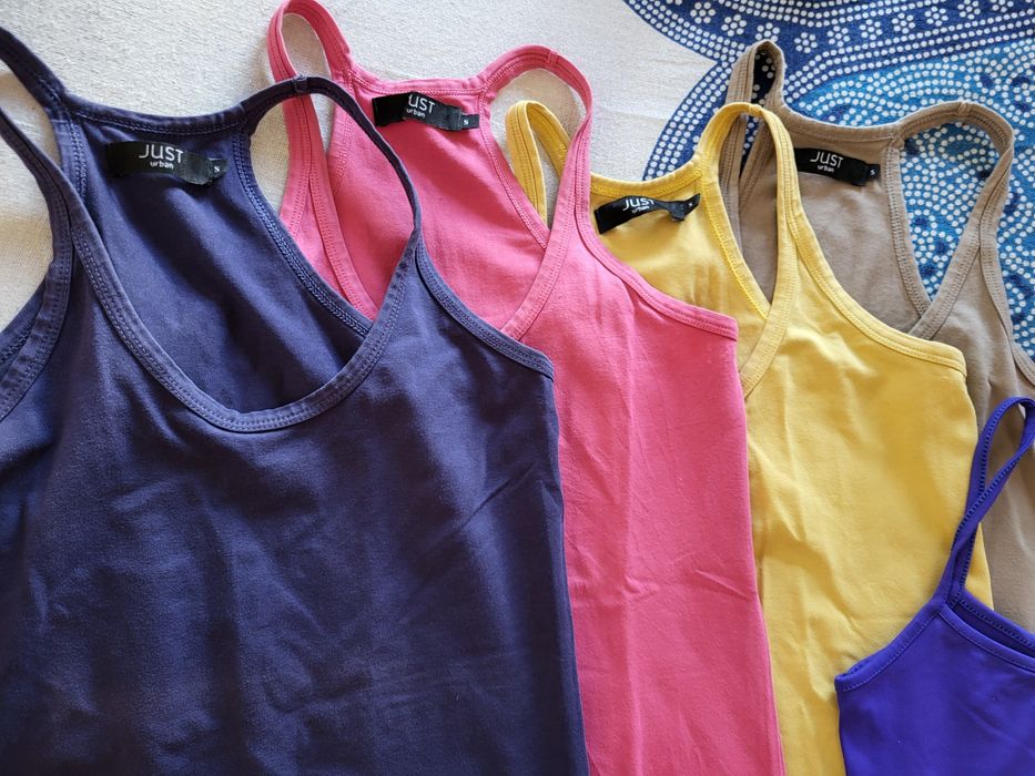 Pack 7 blusas de alças Tamanho S 4,99€